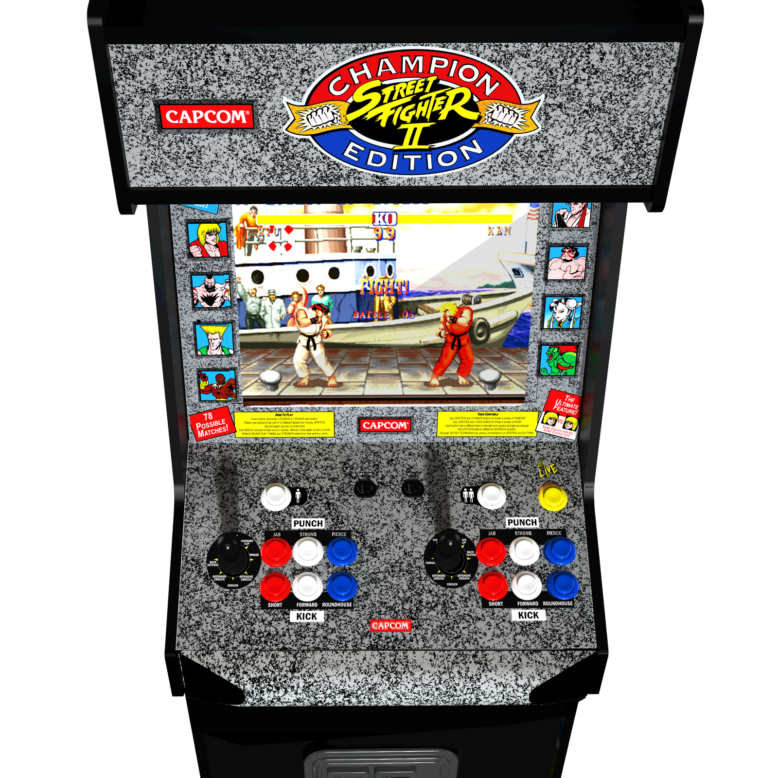 Arcade1Up Street Fighter II Supreme Series Arcade Machine — view 4