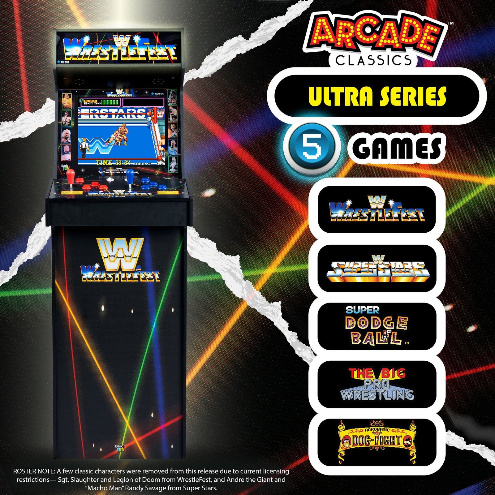 Arcade1Up WWE Wrestlefest Ultra Series Arcade Machine — view 2