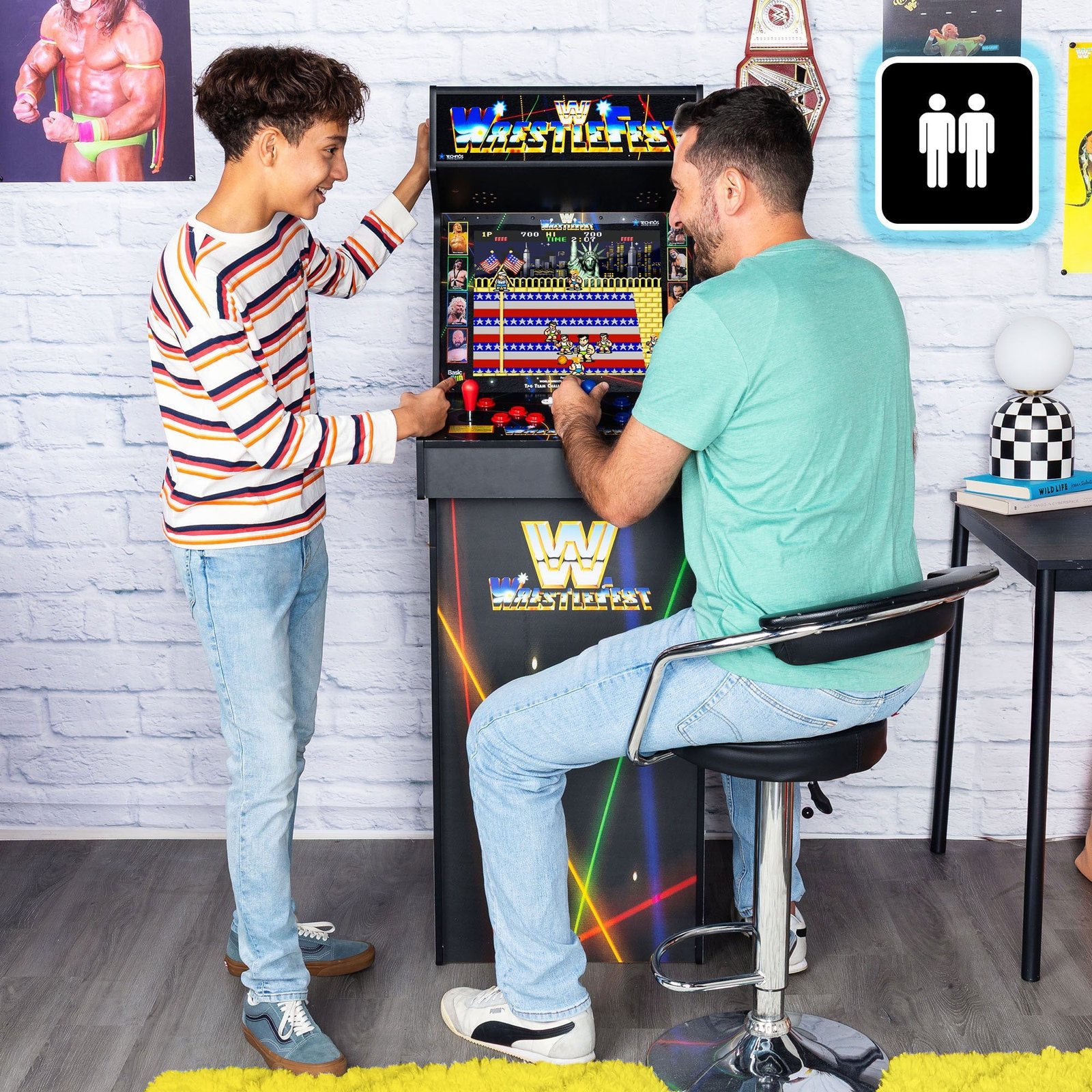 Arcade1Up WWE Wrestlefest Ultra Series Arcade Machine — view 6