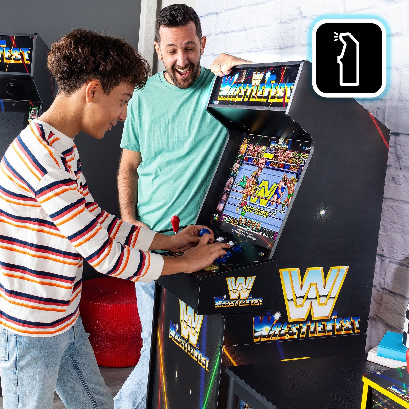 Arcade1Up WWE Wrestlefest Ultra Series Arcade Machine — view 7