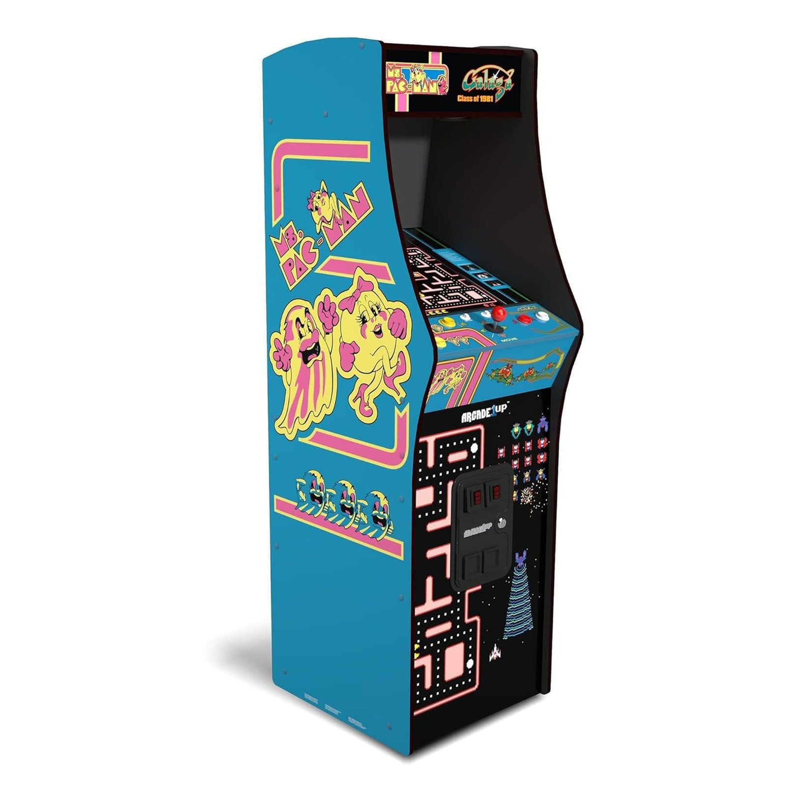 Arcade1Up Ms. Pac Man™ & Galaga Class of '81 Deluxe Arcade — view 9