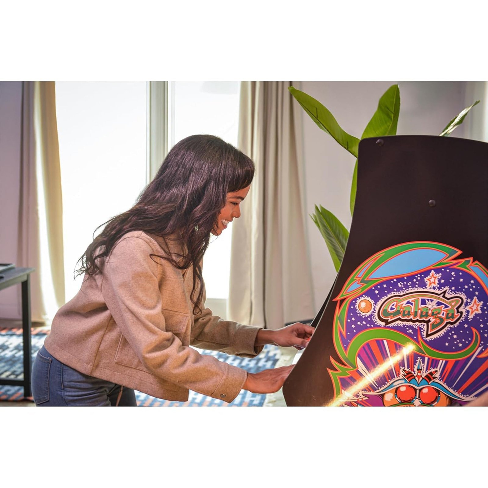 Arcade1Up Ms. Pac Man™ & Galaga Class of '81 Deluxe Arcade — view 5