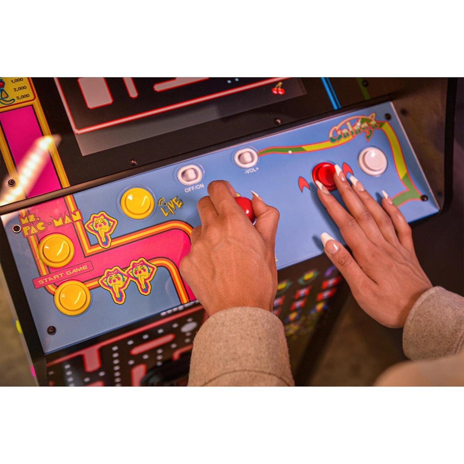 Arcade1Up Ms. Pac Man™ & Galaga Class of '81 Deluxe Arcade — view 6