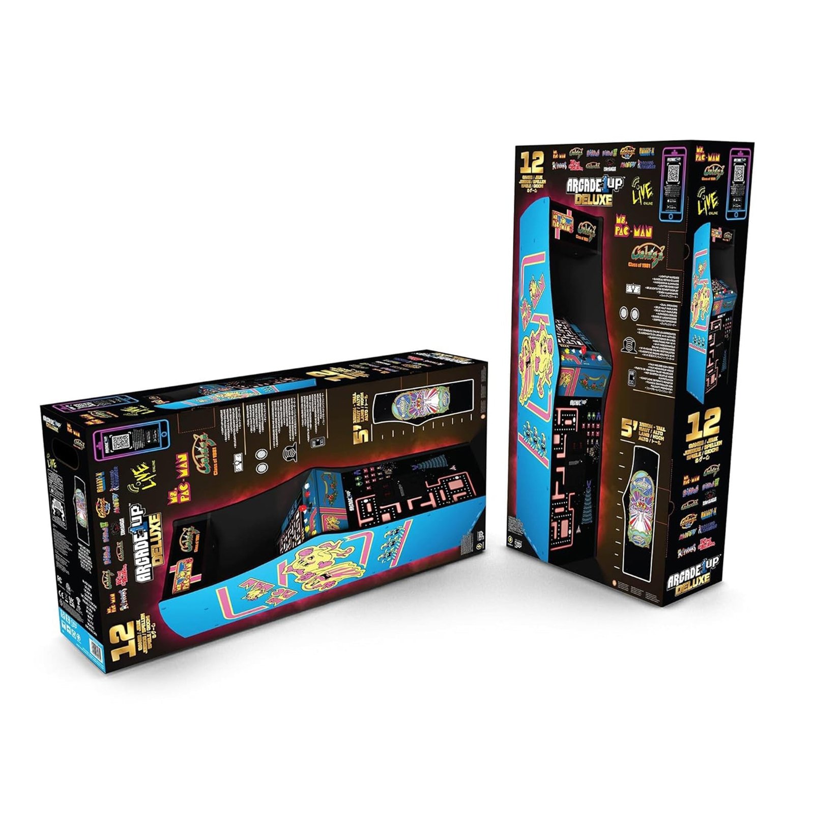Arcade1Up Ms. Pac Man™ & Galaga Class of '81 Deluxe Arcade — view 8