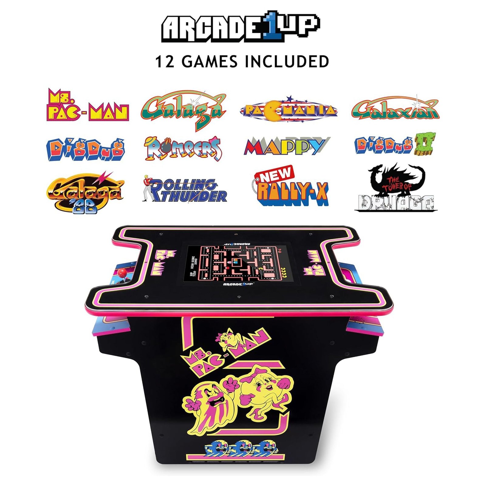 Arcade1Up Ms. Pac-Man™ Arcade Cocktail Table — view 3