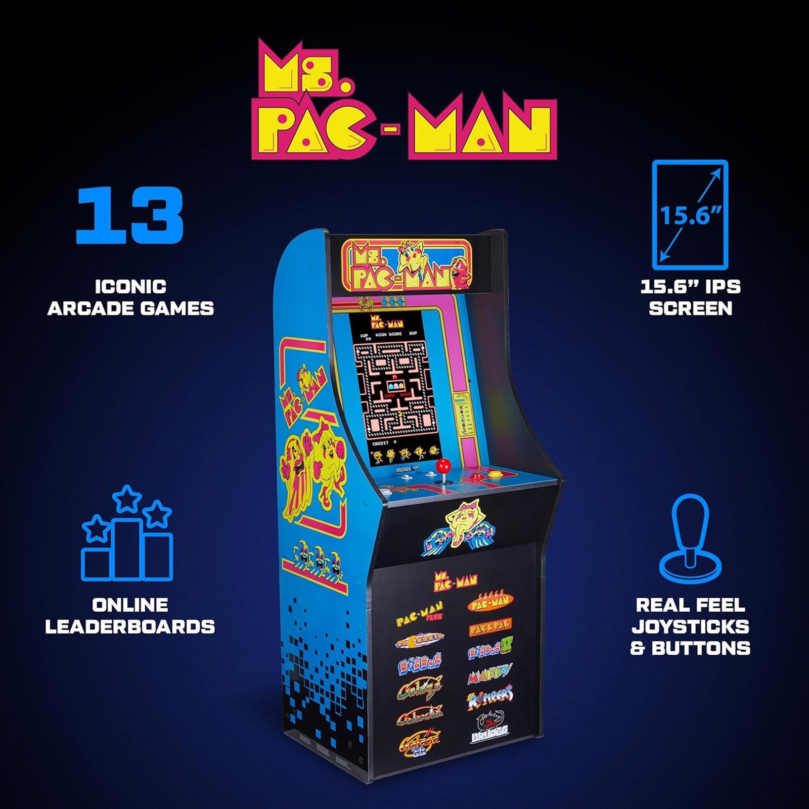 Arcade1Up Ms. Pac-Man™ Classic SE Arcade — view 4