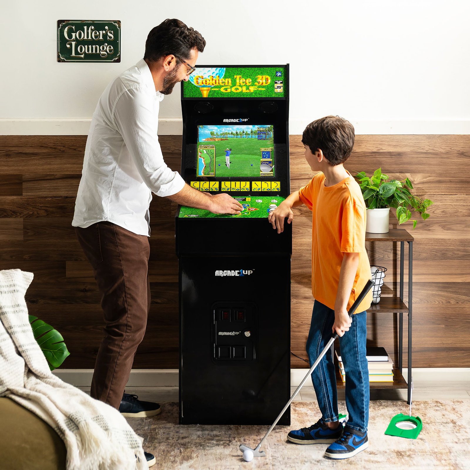 Arcade1Up Golden Tee 3D Deluxe Arcade Machine — view 9