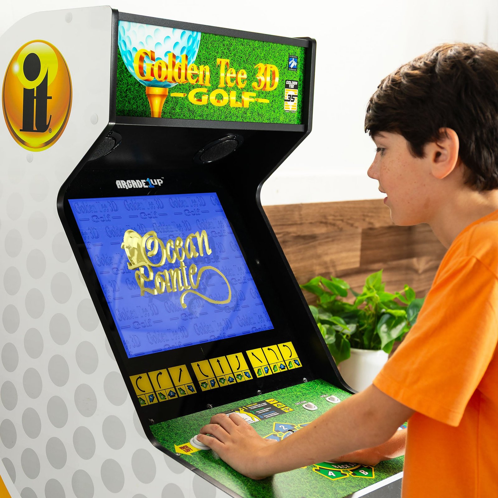 Arcade1Up Golden Tee 3D Deluxe Arcade Machine — view 6