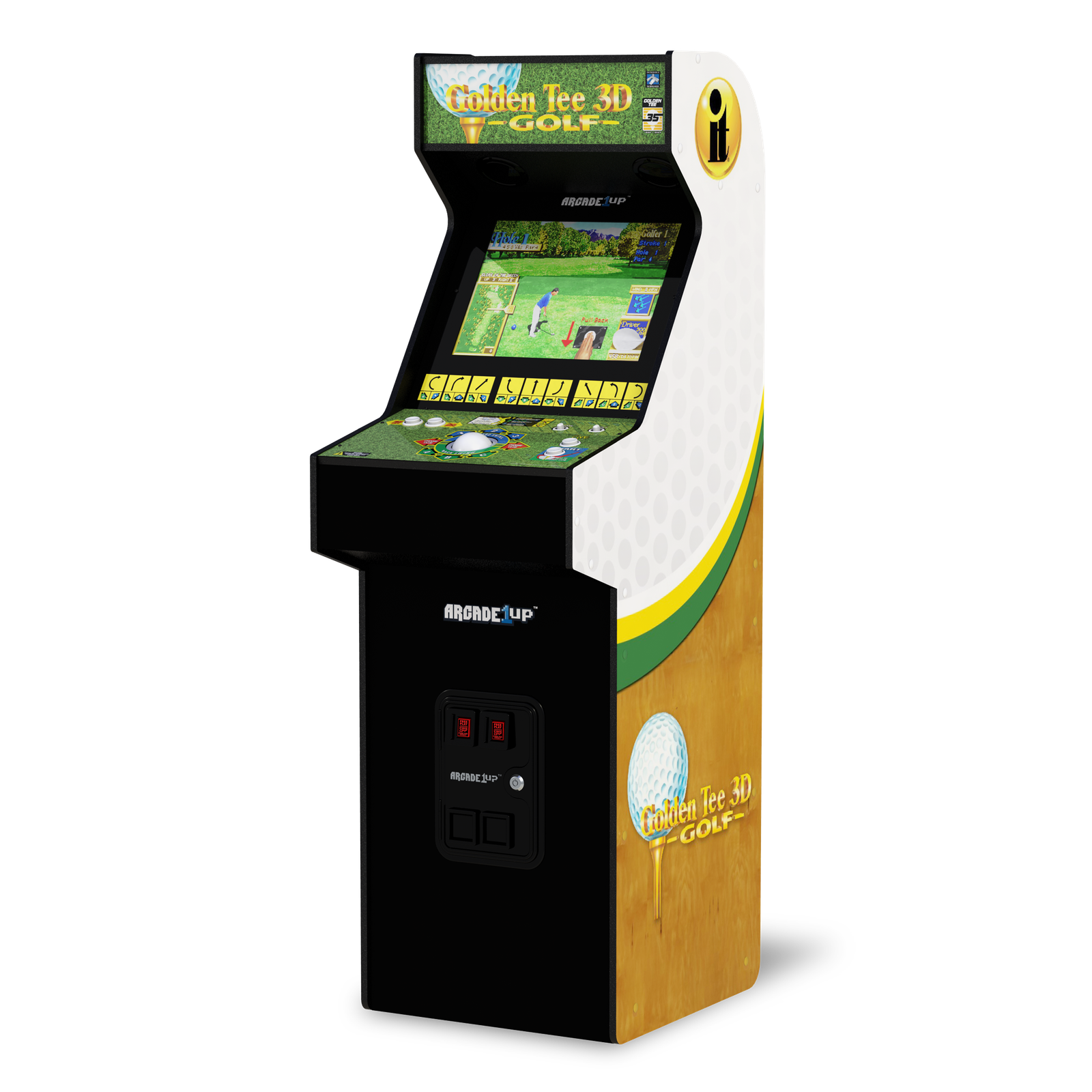 Arcade1Up Golden Tee 3D Deluxe Arcade Machine